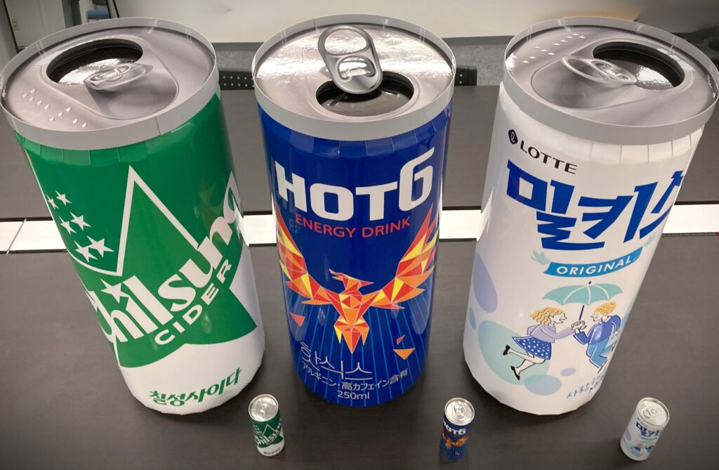 ビッグダミーと商品の比較画像