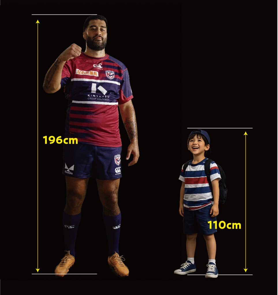 花園近鉄ライナーズ　等身大パネル