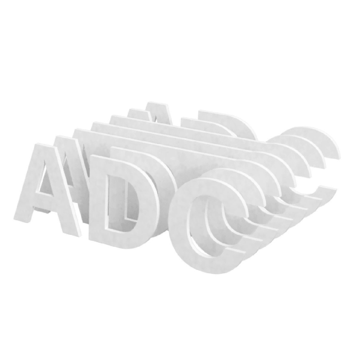 切り抜き文字パネルの画像