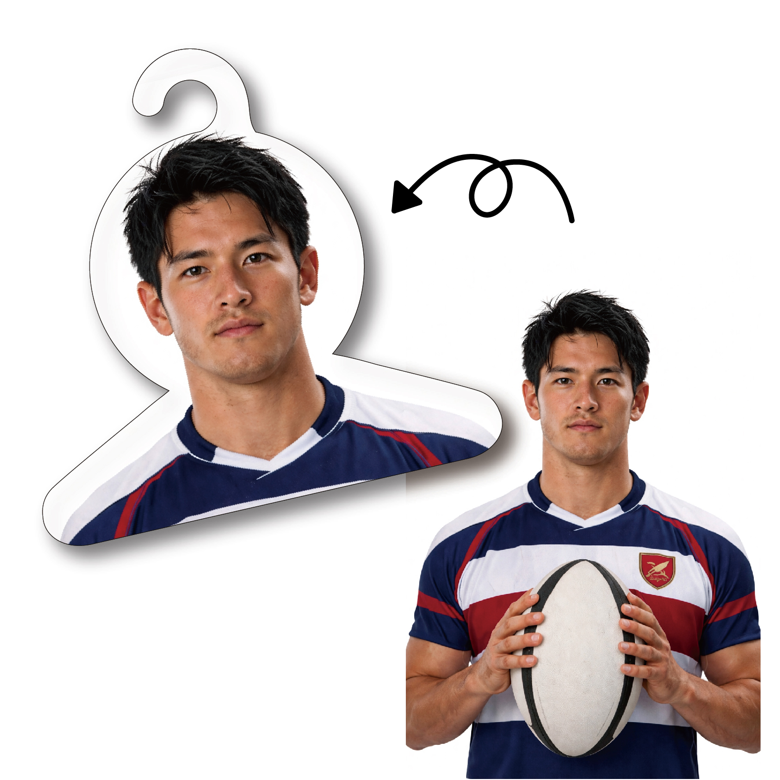 キャラクターや人物で作るハンガーパネル